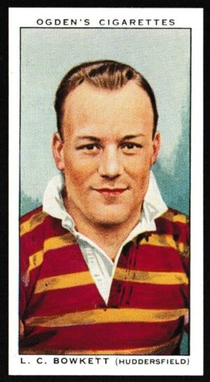 Ogden's - 'Football Club Captains' (1935) - L.C. Bowkett (Huddersfield)
