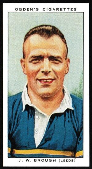 Ogden's - 'Football Club Captains' (1935) - J.W. Brough (Leeds)