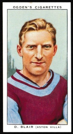 Ogden's - 'Football Club Captains' (1935) - D. Blair (Aston Villa)