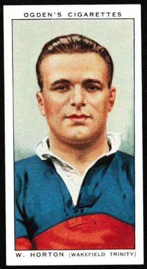 Ogden's - 'Football Club Captains' (1935) - W. Horton (Wakefield Trinity)