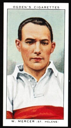 Ogden's - 'Football Club Captains' (1935) - W. Mercer (St. Helens)