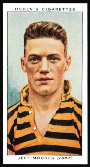 Ogden's - 'Football Club Captains' (1935) - Jeff Moores (York)