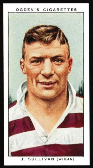 Ogden's - 'Football Club Captains' (1935) - J. Sullivan (Wigan)