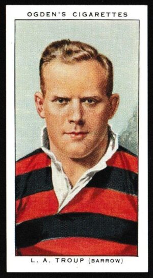 Ogden's - 'Football Club Captains' (1935) - L.A. Troup (Barrow)
