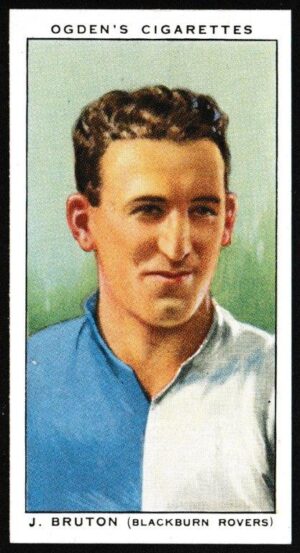 Ogden's - 'Football Club Captains' (1935) - J. Bruton (Blackburn Rovers)