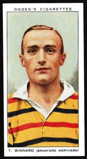 Ogden's - 'Football Club Captains' (1935) - T. Winnard (Bradford Northern)