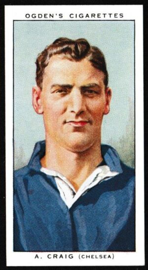 Ogden's - 'Football Club Captains' (1935) - A. Craig (Chelsea)