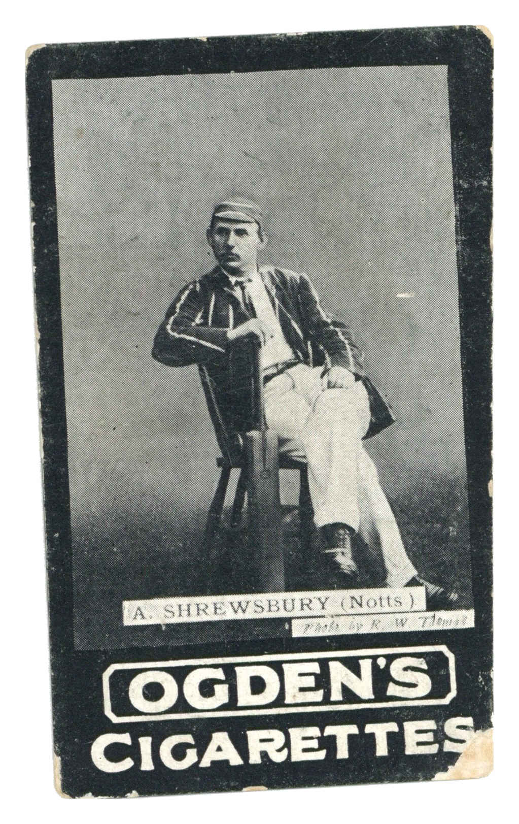 Ogden's - 'Tabs A - Cricket' (1901) - A. Shrewsbury (Notts) Ogden's - 'Tabs A - Cricket' (1901) - A. Shrewsbury (Notts)