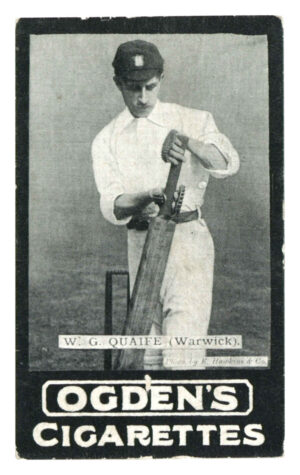 Ogden's - 'Tabs B - Cricket' (1902) - W.G. Quaife (Warwickshire) Ogden's - 'Tabs B - Cricket' (1902) - W.G. Quaife (Warwickshire)