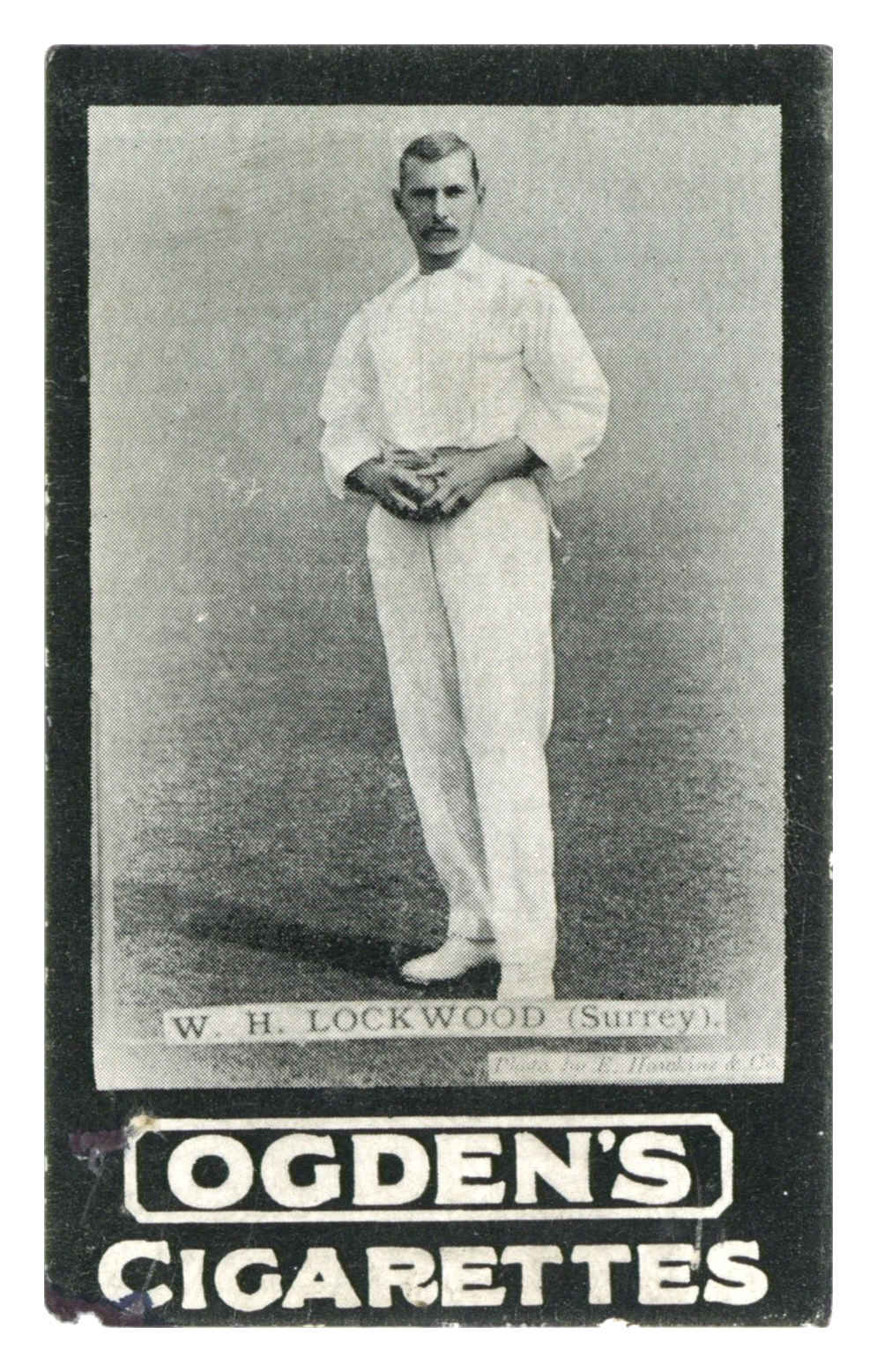 Ogden's - 'Tabs B - Cricket' (1902) - W.H. Lockwood (Surrey) Ogden's - 'Tabs B - Cricket' (1902) - W.H. Lockwood (Surrey)
