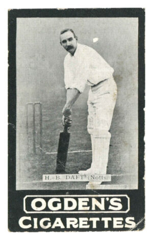 Ogden's - 'Tabs B - Cricket' (1902) - H.B. Daft (Nottinghamshire)