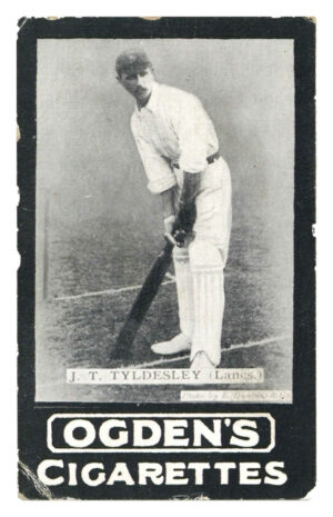 Ogden's - 'Tabs B - Cricket' (1902) - J.T. Tyldesley (Lancashire)