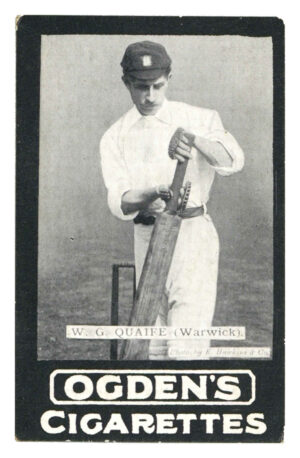 Ogden's - 'Tabs B - Cricket' (1902) - W.G. Quaife (Warwickshire) Ogden's - 'Tabs B - Cricket' (1902) - W.G. Quaife (Warwickshire)