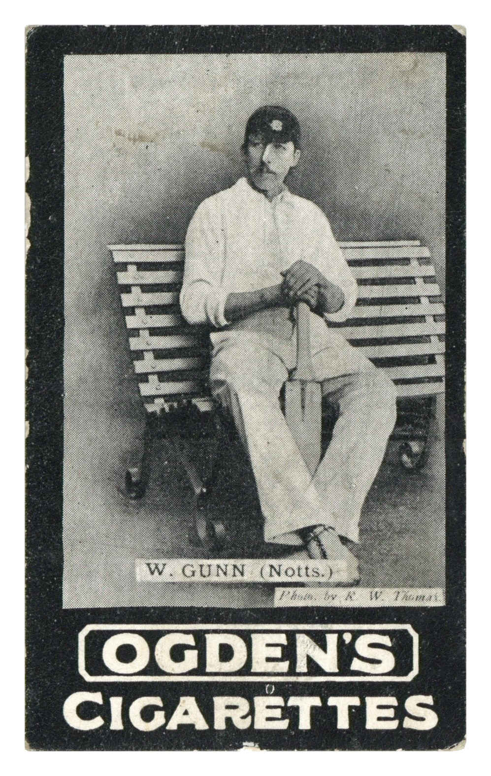 Ogden's - 'Tabs A - Cricket' (1901) - W. Gunn (Notts) Ogden's - 'Tabs A - Cricket' (1901) - W. Gunn (Notts)