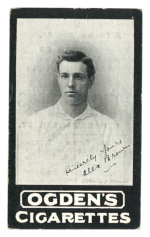Ogden's - 'Tabs A - Football' (1901) - Alex. Brown (Tottenham Hotspur)