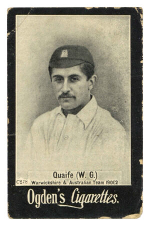 Ogden's - 'General Interest C201-300' (1902) - Quaife (W.G.) Warwickshire & Australian Team 1901/2 Ogden's - 'General Interest C201-300' (1902) - Quaife (W.G.) Warwickshire & Australian Team 1901/2