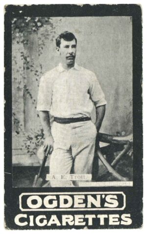 Ogden's - 'Our Leading Cricketers' #10 A.E. Trott (1901) Ogden's - 'Our Leading Cricketers' #10 A.E. Trott (1901)