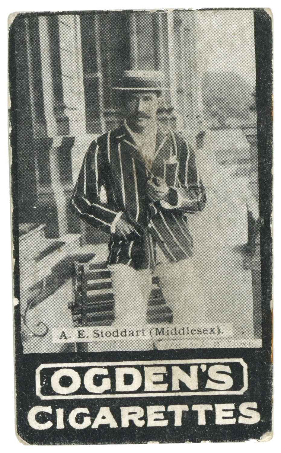 Ogden's - 'Our Leading Cricketers' #9 A.E. Stoddart (Middlesex) (1901) Ogden's - 'Our Leading Cricketers' #9 A.E. Stoddart (Middlesex) (1901)