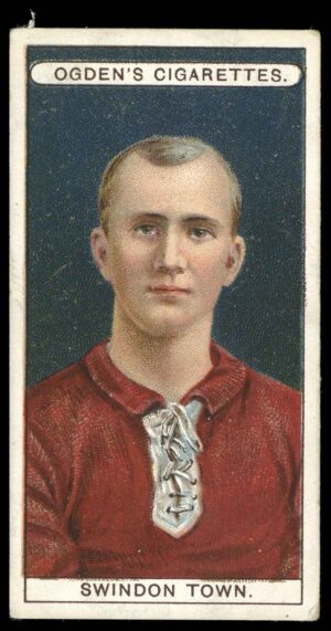 Ogden's - 'Football Club Colours' Swindon Town (William Jones) (1906) Ogden's - 'Football Club Colours' Swindon Town (William Jones) (1906)