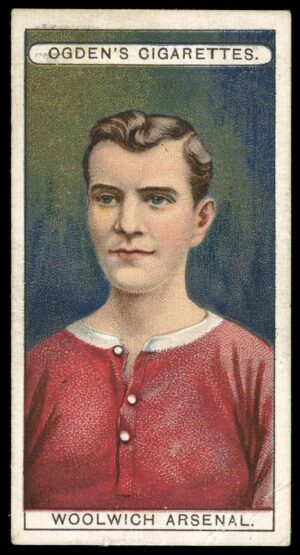 Ogden's - 'Football Club Colours' Woolwich Arsenal (Jimmy Ashcroft) (1906) Ogden's - 'Football Club Colours' Woolwich Arsenal (Jimmy Ashcroft) (1906)