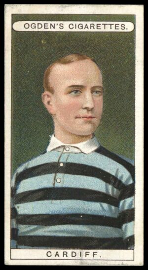 Ogden's - 'Football Club Colours'  Cardiff (R.F.C.) (E.G. Nicholls) (1906)