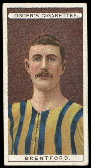 Ogden's - 'Football Club Colours' Brentford (George Parsonage) (1906) Ogden's - 'Football Club Colours' Brentford (George Parsonage) (1906)