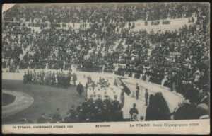 Athens Olympics - 'Athletes Parade before King Edward VII' (1906) - Unused Postcard