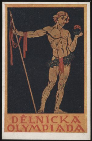 Delinic Gym Assoc - 'Workers' Olympiad in Prague' (1921) - Unused Postcard