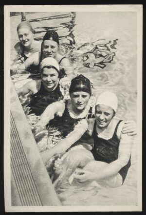 Sammelwerk - '1932 Olympics Bild 111 Grp 19 Dutch Swim Team' (1932) - Olympics Card