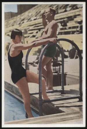 Sammelwerk - '1932 Olympics Bild 116 Grp 23 Olga Jordan German Swimmer' (1932) - Olympics Card