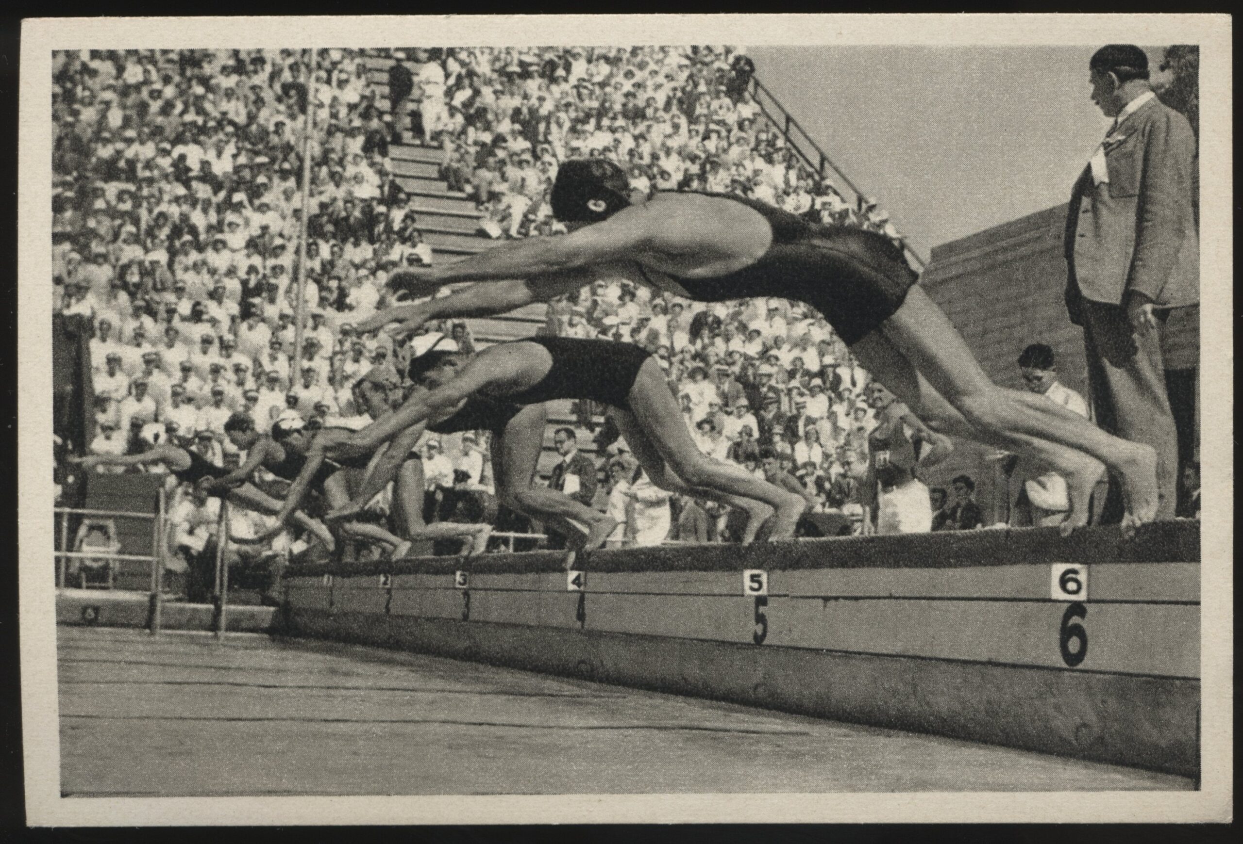 Sammelwerk - '1932 Olympics Bild 117 Grp 19 Mens 400m Freestyle Final Start' (1932) - Olympics Card Sammelwerk - '1932 Olympics Bild 117 Grp 19 Mens 400m Freestyle Final Start' (1932) - Olympics Card