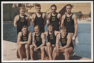 Sammelwerk - '1932 Olympics Bild 128 Grp 23 German Water Polo Team' (1932) - Olympics Card
