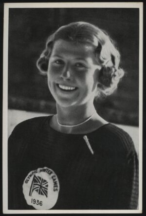 Sammelwerk - '1936 Olympics Bild 64 Grp 56 Cecilia Colledge Silver Figure Skating' (1936) - Olympics Card