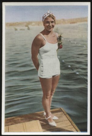 Sammelwerk - '1932 Olympics Bild 100 Grp 23 Dorothy Poynton Gold High Diving' (1932) - Olympics Card