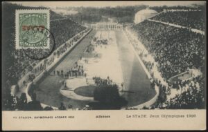 Real Photo - '1906 Athens Olympic Stadium Postcard' (1910) - Postmarked Athens 1910