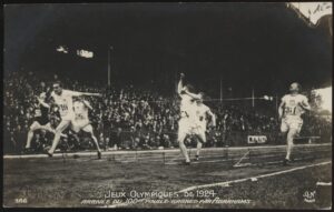 A.N. Paris - 'Paris Olympics - 100m Final Finishing Line' (1924) - Unused Postcard