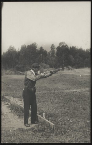 Stockholm Olympics - 'Mr Graham USA Shooter' (1912) - Unused Postcard