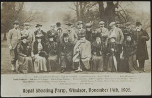 Real Photo - 'Royal Shooting Party Windsor' (1905) - Used Postcard