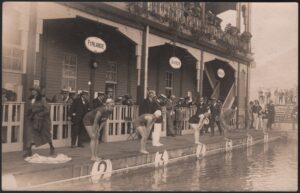 Antwerp Olympics - 'Women's 100m Freestyle Swimming Final Start' (1920) - Unused Postcard