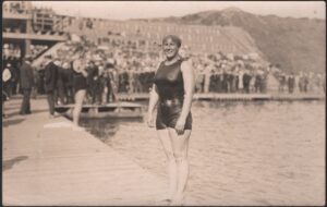 Antwerp Olympics - 'Lily Beaurepaire (AUS) - Swimming and Diving Competitor' (1920) - Unused Postcard