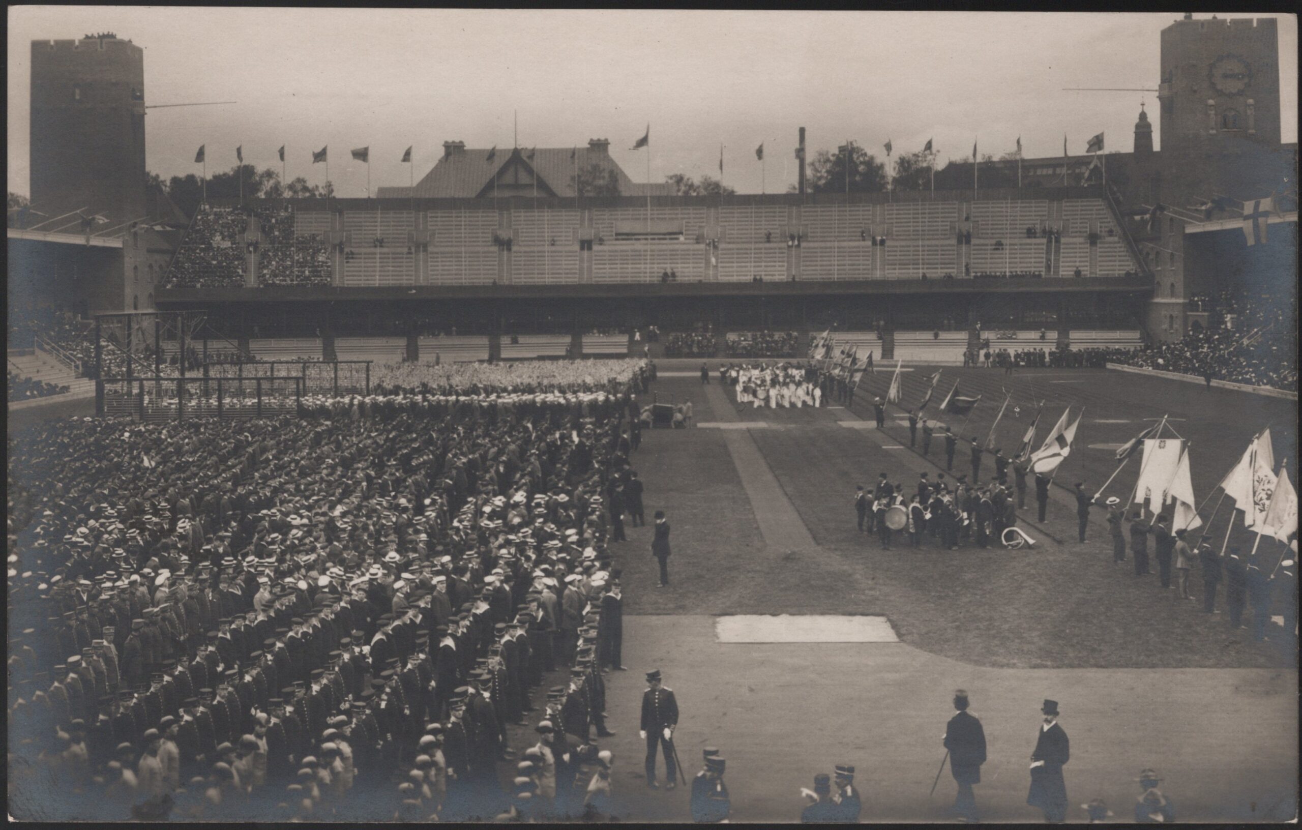 Stockholm Olympics - 'Opening Ceremony' (1912) - Unused Postcard Stockholm Olympics - 'Opening Ceremony' (1912) - Unused Postcard