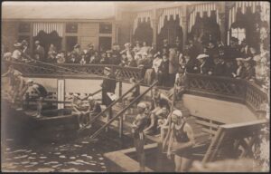 Stockholm Olympics - 'Men's Swimming Habour Course' (1912) - Unused Postcard