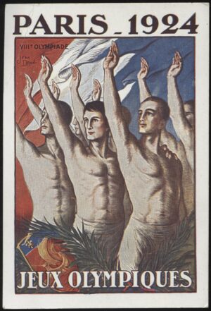 Hachard - 'Paris 1924 - Jeux Olympics Poster' (Undated) - Unused Postcard
