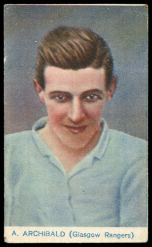 Pals Magazine - '"Famous Footballers" Fine Art Series' (1922) - A. Archibald (Rangers)