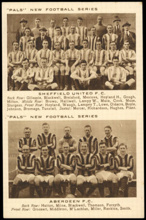 Pals Magazine - 'New Football Series (Pair)' (1923) - Sheffield United & Aberdeen