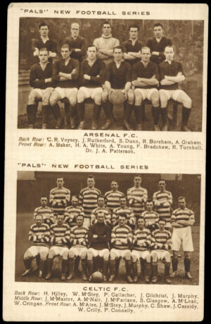 Pals Magazine - 'New Football Series (Pair)' (1923) - Arsenal & Celtic