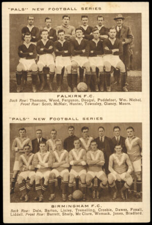 Pals Magazine - 'New Football Series (Pair)' (1923) - Falkirk & Birmingham