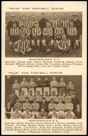 Pals Magazine - 'New Football Series (Pair)' (1923) - Portsmouth & Sunderland