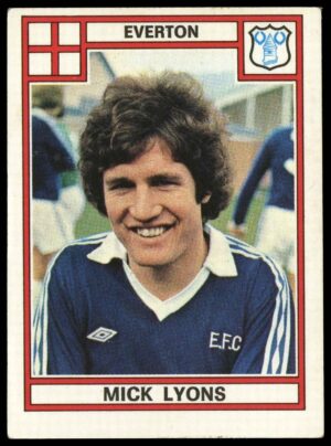 Panini - 'Football 78' (1978) - Mick Lyons (Everton) Panini - 'Football 78' (1978) - Mick Lyons (Everton)