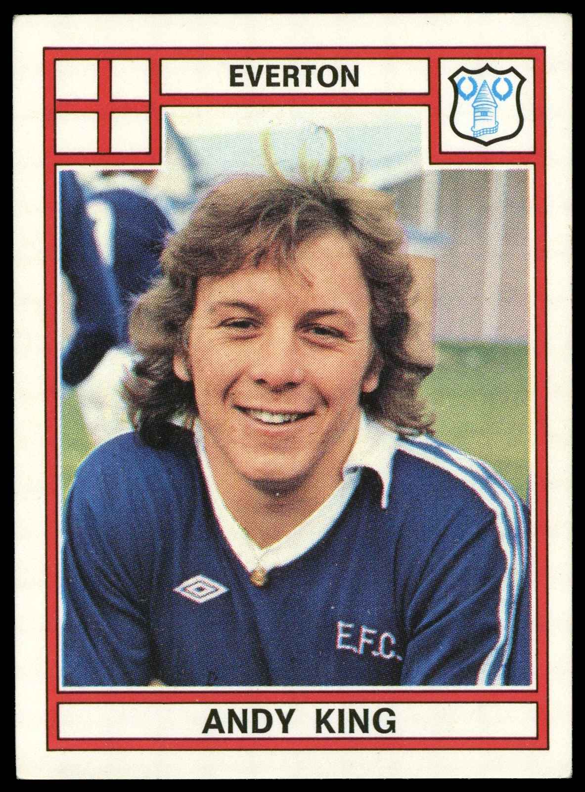 Panini - 'Football 78' (1978) - Andy King (Everton) Panini - 'Football 78' (1978) - Andy King (Everton)
